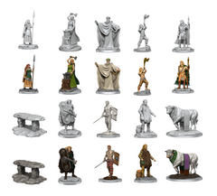 WIZKIDS UNPAINTED MINIS WV17 BRIGANTE CELTS (8)